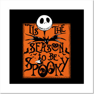 Spooky Halloween Horror Ghost Christmas Slogan Posters and Art